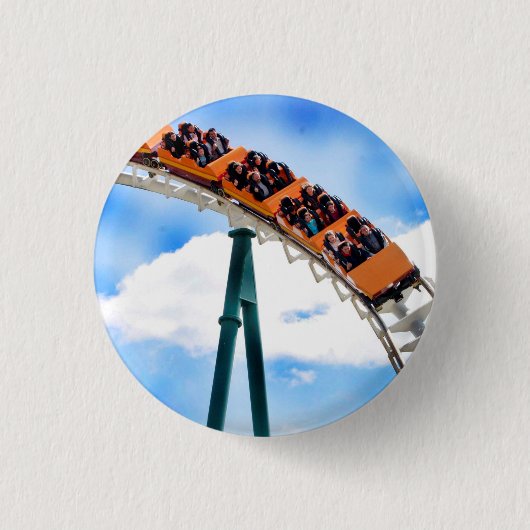 Sinaasappel Roller-Onderzetter Ronde Button 3,2 Cm (Voorkant)