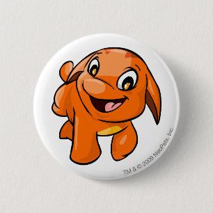 Sinaasappel Ronde Button 5,7 Cm