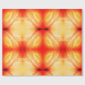 Sinaasappel Rood Beige Geel Abstract Cadeaupapier (Vlak)