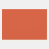 Sinaasappel, Rood & Blauw Plaid Inpakpapier Vel (Voorkant 2)