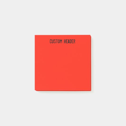 Sinaasappel/rood Post-it® Notes (Voorkant)