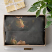 Sinaasappel Roos Struik Tissuepapier (Geschenk)