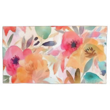 Sinaasappel & Roze Bloemen