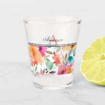 Sinaasappel & Roze Bloemen