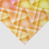 Sinaasappel, Roze en Goud Abstracte geometrische Tissuepapier (Detail)