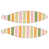 Sinaasappel Roze Goud en Groene Strepen Basketbal (Panelen)