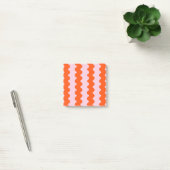 Sinaasappel Roze Groovy Stripe Moderne Minimalisti Post-it® Notes (Kantoor)