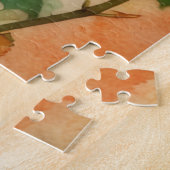 Sinaasappel Rozen Puzzel Kunst (Zijkant)