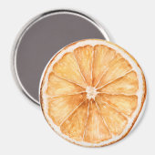 Sinaasappel schijf fruit magneet (Voorkant / Achterkant)