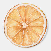 Sinaasappel schijf fruit magneet (Voorkant)