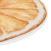 Sinaasappel schijf fruit snijplank (Hoek)