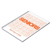 Sinaasappel Seniors Seniors Notitieboek (Linkerzijde)