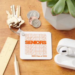 Sinaasappel Seniors Seniors Seniors Sleutelhanger