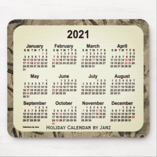 Sinaasappel Sepia Holiday Art Calendar 2021 van Ja Muismat