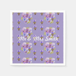 Sinaasappel Shabby Poppy Decoratieve Servetjes Paa Servet