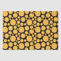 Sinaasappel Slice Citrus Fruit Zwart
