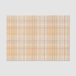 Sinaasappel Specerij Tartan Schotlandse ruitpatroo Tissuepapier