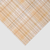 Sinaasappel Specerij Tartan Schotlandse ruitpatroo Tissuepapier (Detail)