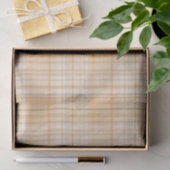 Sinaasappel Specerij Tartan Schotlandse ruitpatroo Tissuepapier (Geschenk)