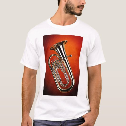 Sinaasappel Spotlght Tuba Shirt (Voorkant)