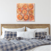 Sinaasappel Stilleven Grote muurkunst Canvas Print (Insitu (Slaapkamer))