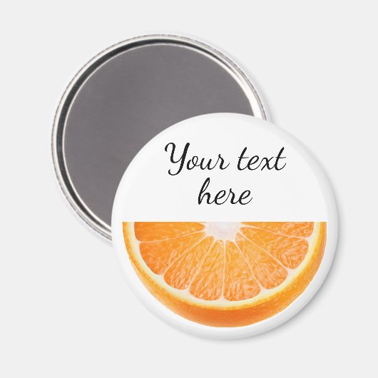 Sinaasappel stuk magneet (Voorkant / Achterkant)