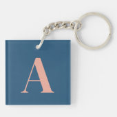  Sinaasappel Tabby Cat & Matisse Flowers Sleutelhanger (Achterkant)