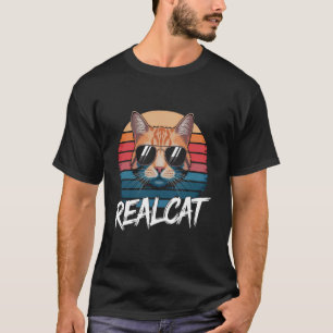 Sinaasappel Tabby Kat Vriendelijk Strand Draagt Zo T-shirt