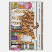 Sinaasappel Tabby Keuken Counter Top Cat Deken (Voorkant Verticaal)