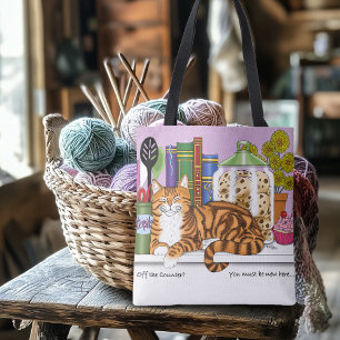 Sinaasappel Tabby Keuken Counter Top Cat Tote Bag