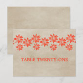 Sinaasappel  tabelnummer Briefkaart (Voorkant / Achterkant)