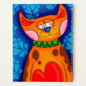 Sinaasappel tablet glimlachen planner (Achterkant)