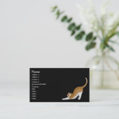 Sinaasappel tablet Visitekaartje (Staand voorkant)