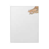 Sinaasappel tafeltje afspelen notitieblok (Linkerzijde)