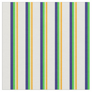 Sinaasappel, Tan, Lime Green, Midnight Blue, Mint Stof