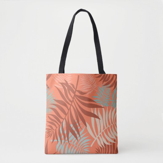 Sinaasappel Tangerine Leaves Tas (Voorkant)