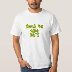Sinaasappel terug naar de jaren 80 t-shirt