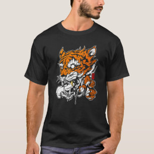 Sinaasappel Tiger T-shirt