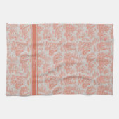 sinaasappel Toile de Jouy afgedrukt Theedoek (Horizontaal)