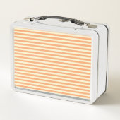 Sinaasappel Top met Cream Stripes Bloemen (Achterkant)