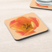 Sinaasappel Tulip Cork Onderzetter (Linkerzijde)