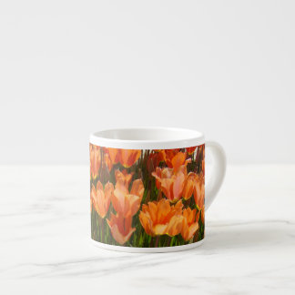 Sinaasappel Tulp Bloemen Espresso Mokken Koffie