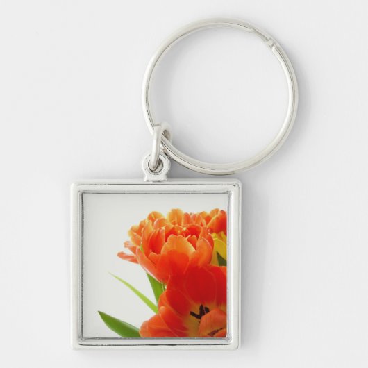 Sinaasappel Tulps Sleutelhanger (Voorkant)