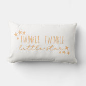 Sinaasappel "Twinkle Twinkle Little Star" Baby Nur Kussen (Voorkant)