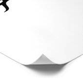 Sinaasappel Uil Poster (Hoek)