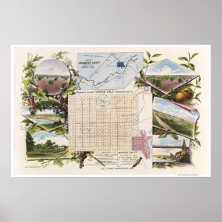 Sinaasappel Vale Colony 1895 Poster