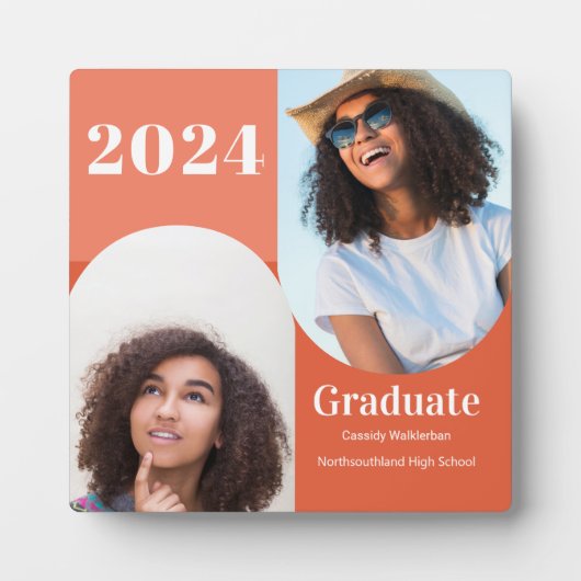 Sinaasappel van Arch Keepomwille Two Photo Afstude Fotoplaat (Voorkant)