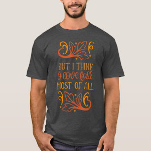 Sinaasappel van de bladbladeren van de bladboom in t-shirt