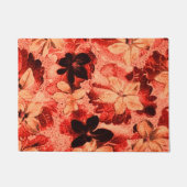 Sinaasappel van Floral Burnt Deurmat (Voorkant)
