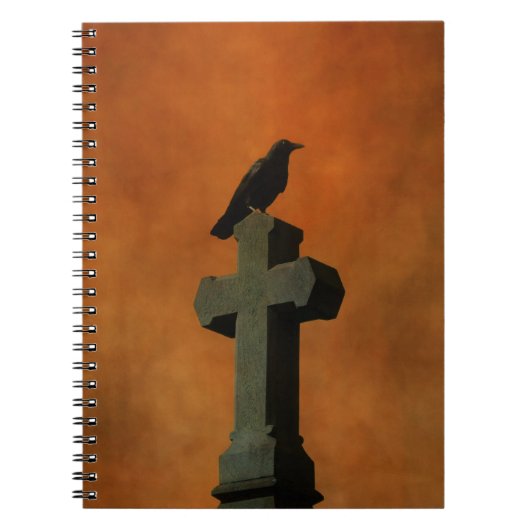 Sinaasappel van Halloween Notitieboek (Voorkant)